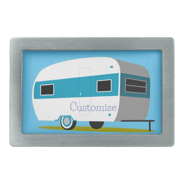 Caravan Camper RV Thunder_Cove Belt Buckle (Front)