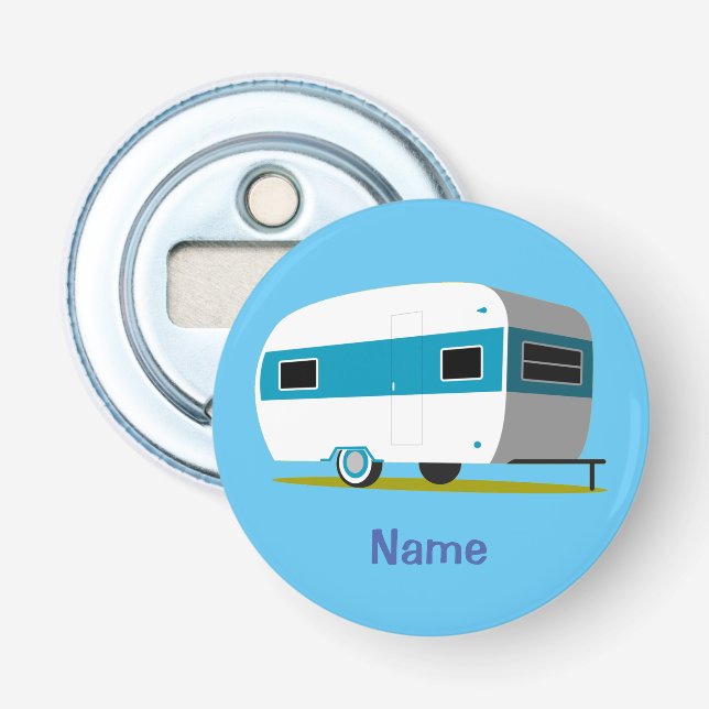Caravan Camper RV Thunder_Cove  Bottle Opener (Front)