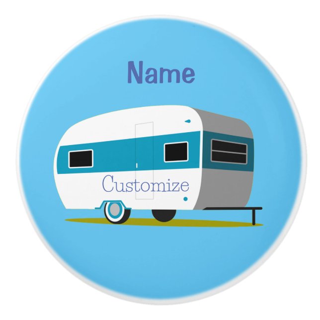 Caravan Camper RV Thunder_Cove Ceramic Knob (Front)