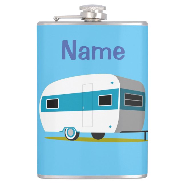 Caravan Camper RV Thunder_Cove  Flask (Front)
