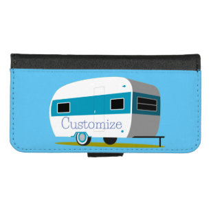 Caravan Camper RV Thunder_Cove  iPhone 8/7 Wallet Case