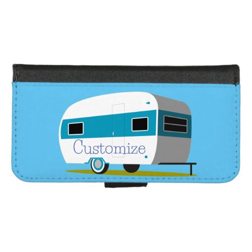 Caravan Camper RV Thunder_Cove  iPhone 87 Wallet Case