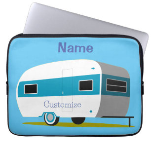 Caravan Camper RV Thunder_Cove Laptop Sleeve