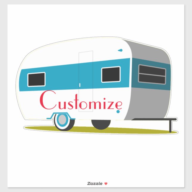 Caravan Camper RV Thunder_Cove Sticker (Sheet)