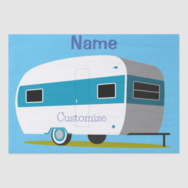Caravan Camper RV Thunder_Cove  Tissue Paper (Front)