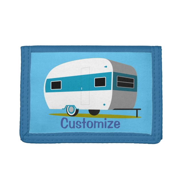 Caravan Camper RV Thunder_Cove Trifold Wallet (Front)