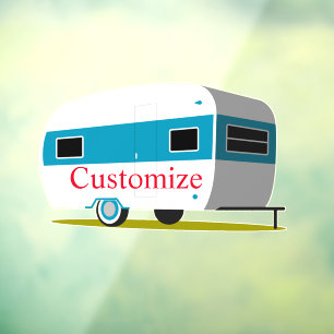 Caravan Camper RV Thunder_Cove Window Cling