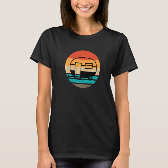 Caravan Camping  Camping T-Shirt (Front)
