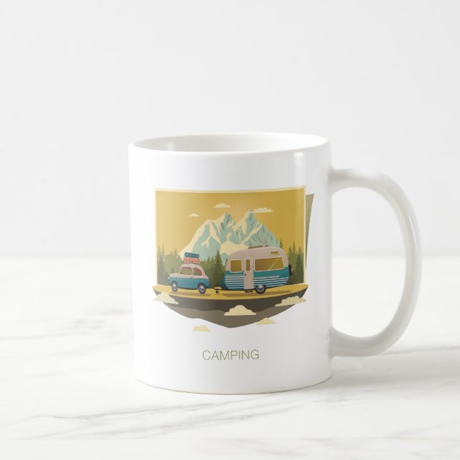 Caravan Camping Coffee Mug (Right)