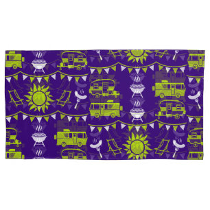 Caravan Camping Decor Pillow Case