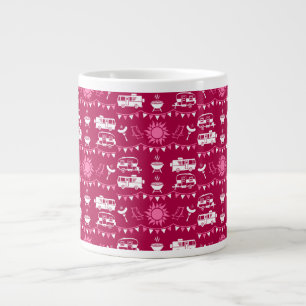 Caravan Camping Home Decor Giant Coffee Mug