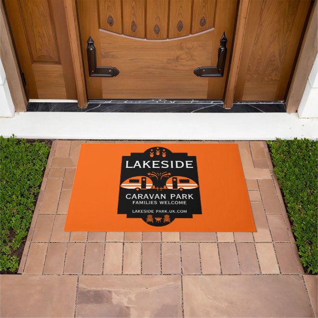 Caravan Campsite Promotion Doormat (Outdoor)