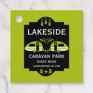 Caravan Campsite Promotion Favor Tags