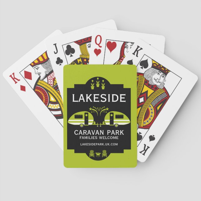 Caravan Campsite Promotion Poker Cards (Back)