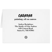 Caravan Cards (Back Horizontal)