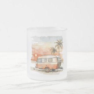 Caravan Frosted Glass Coffee Mug