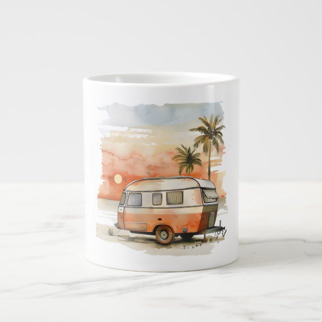 Caravan Giant Coffee Mug (Front)