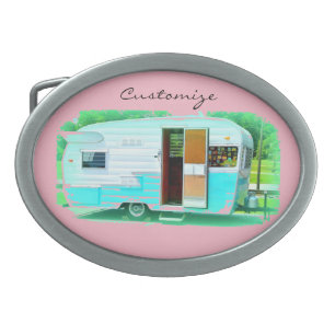 caravan gypsy casa Thunder_Cove Oval Belt Buckle