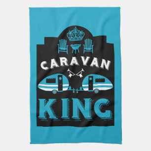 Caravan King Gifts For Campers Kitchen Towel