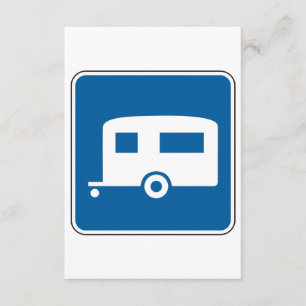 Caravan Road Sign Invitations