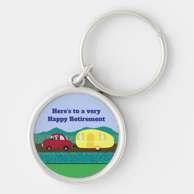 Caravan vacation keychain (Front)