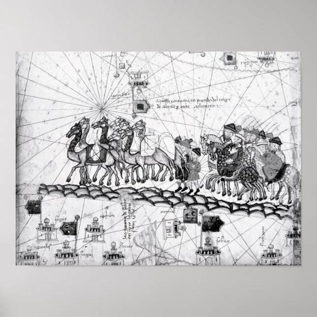 Caravans Crossing The Urals on the way to Poster (Front)