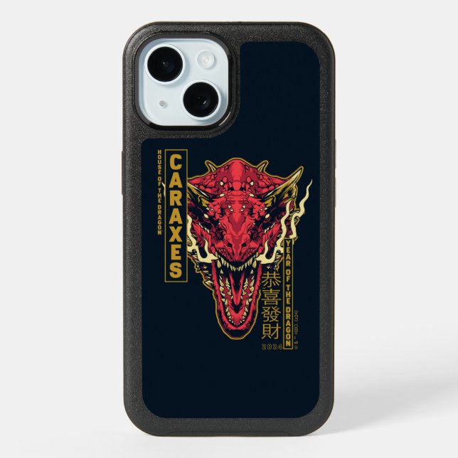 Caraxes Head Year of the Dragon | 恭喜發財 iPhone 15 Case (Back)