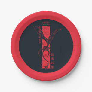 Caraxes in Flight Banner Chinese New Year 萬事如意 Paper Plates