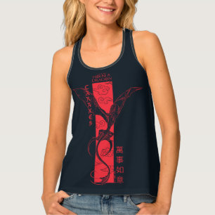 Caraxes in Flight Banner Chinese New Year   萬事如意 Tank Top