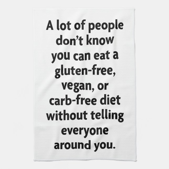 carb-free towel (Vertical)