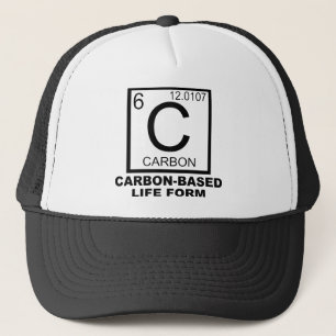 Carbon Based Life Form Funny Ball Cap Hat