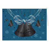 Carbon Bells & Blue Bow (Front Horizontal)