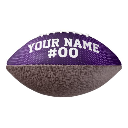 Carbon Custom Football Purple