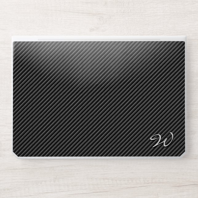Carbon Fiber 1-2A Options HP Laptop Skin (Front)