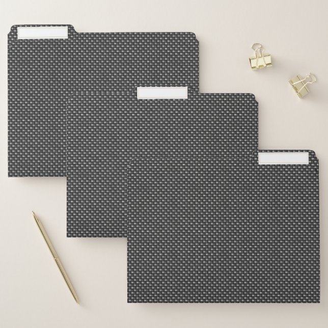 Carbon Fiber 1 File Folder (Set)