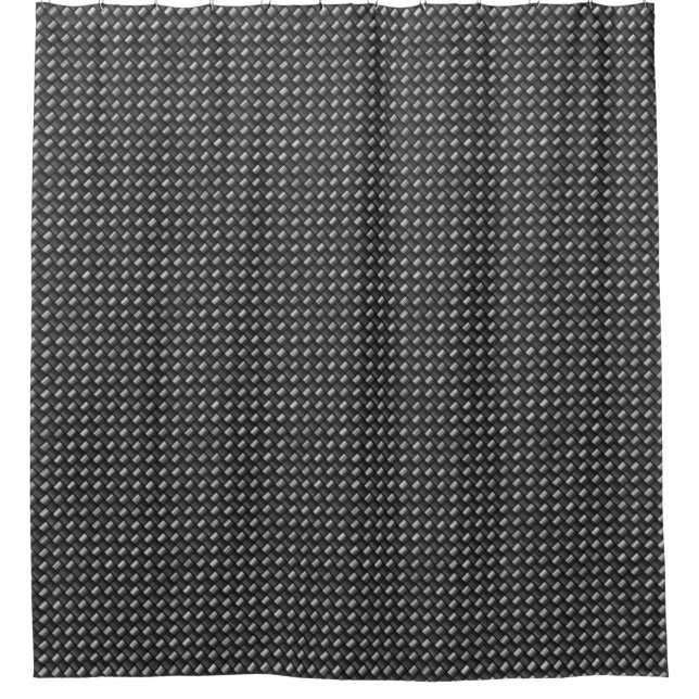 Carbon Fiber 1 Shower Curtain (Front)