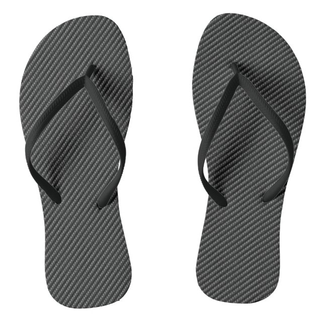 Carbon Fiber 2 Flip Flops (Footbed)