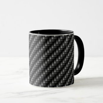 Carbon Fiber 2 Mug by Ronspassionfordesign at Zazzle
