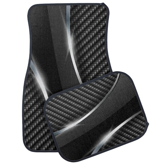 Carbon Fiber 3 Floor Mats (Set)