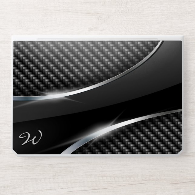 Carbon Fiber 3 HP Laptop Skin (Front)