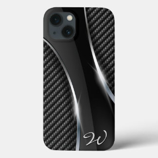 Carbon Fiber 3 Options iPhone 13 Case
