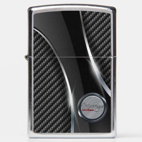 Carbon Fiber 3 Options Zippo Lighter