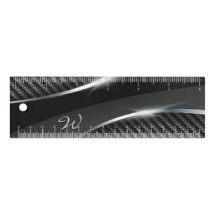 Carbon Fiber 3 Ruler