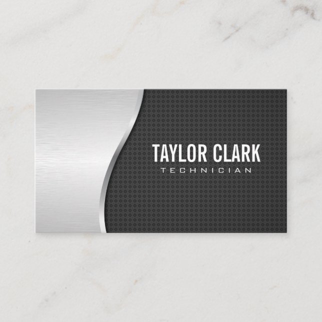 Carbon Fiber and Metal Business Card (Front)