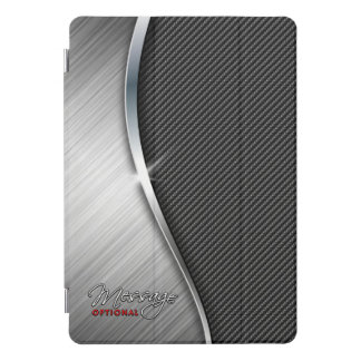 Carbon Fiber-Brushed Metal 4 iPad Pro Cover