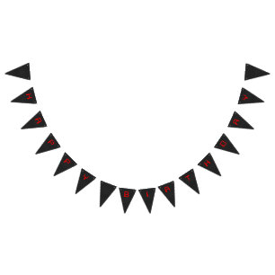 Carbon fiber bunting flags