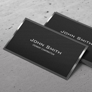 Carbon Fiber Cement Contractor Business Card