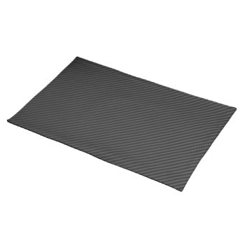 Carbon Fiber Cloth Placemat by CrazyPattern at Zazzle