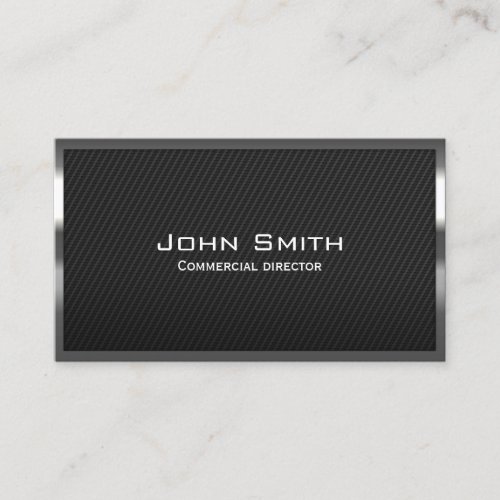 Carbon Fiber Commercial Director Business Card