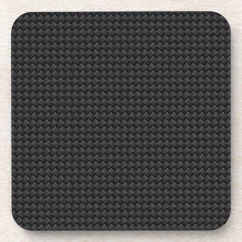 Carbon fiber drink coaster